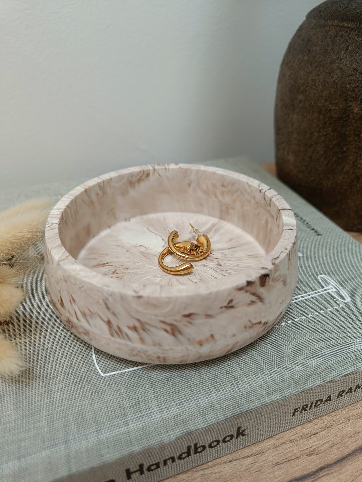 Beige Marble Decorative Bowl Dish
