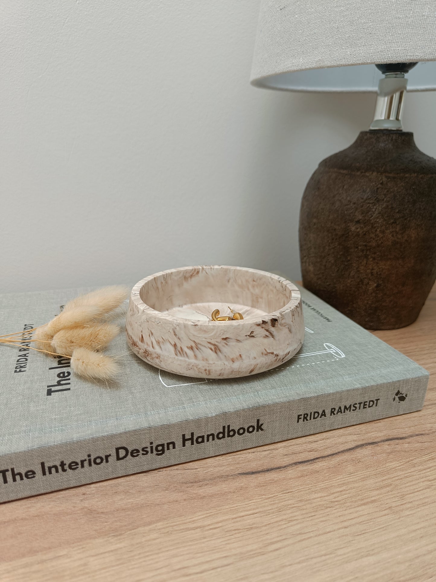 Beige Marble Decorative Bowl Dish