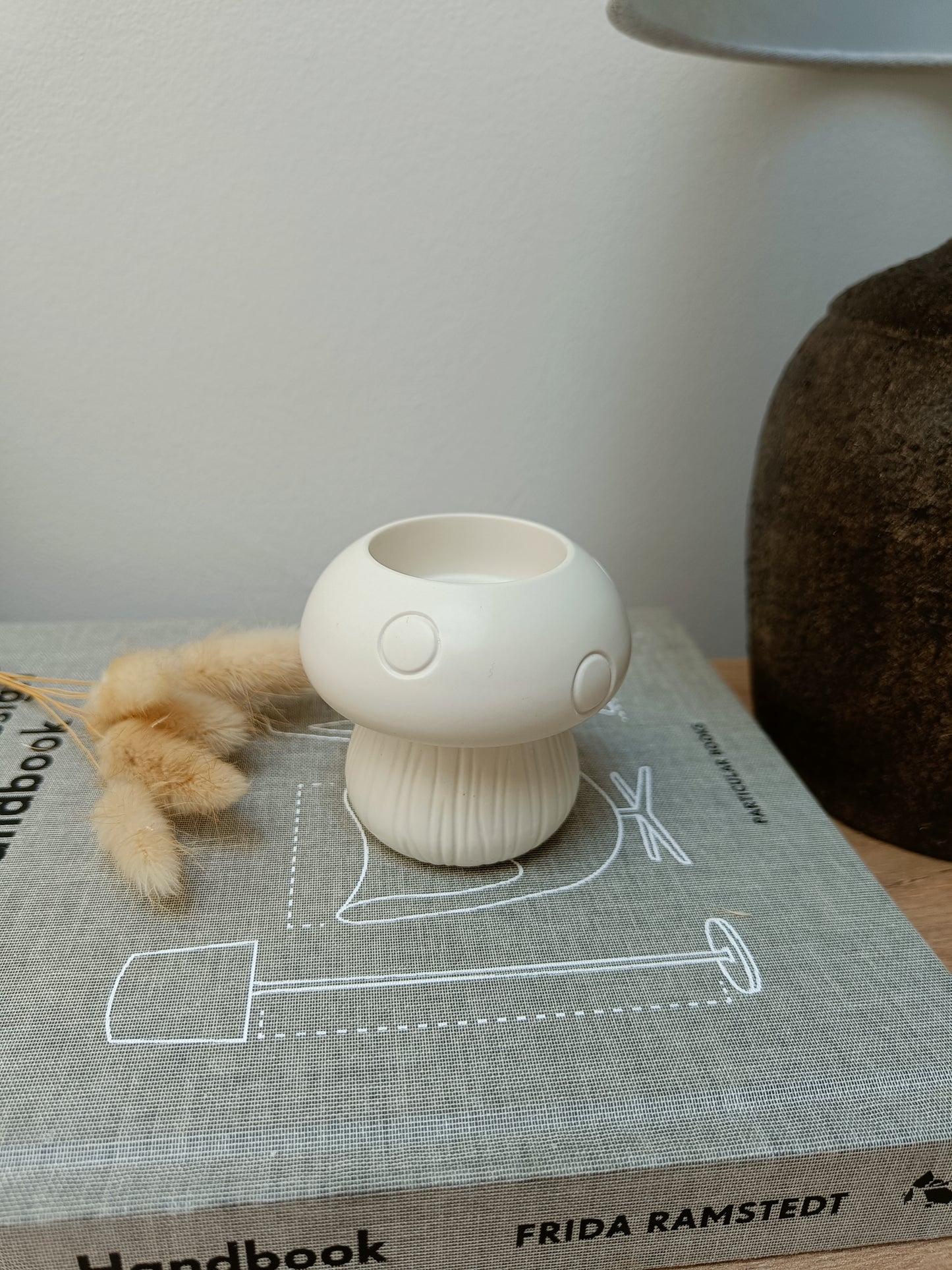 Mushroom Autumn Candlestick Holder Decoration