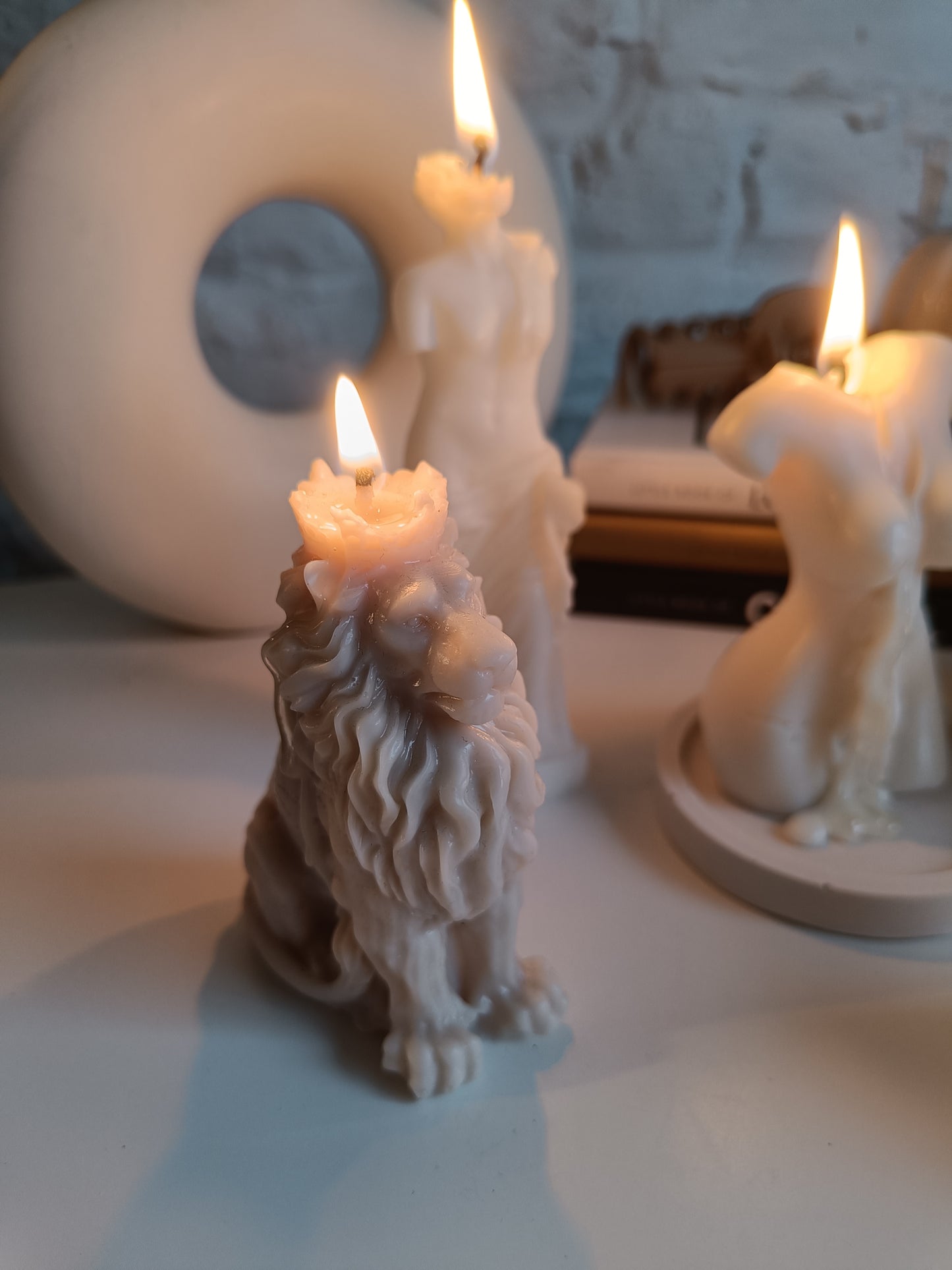 Lion Candle