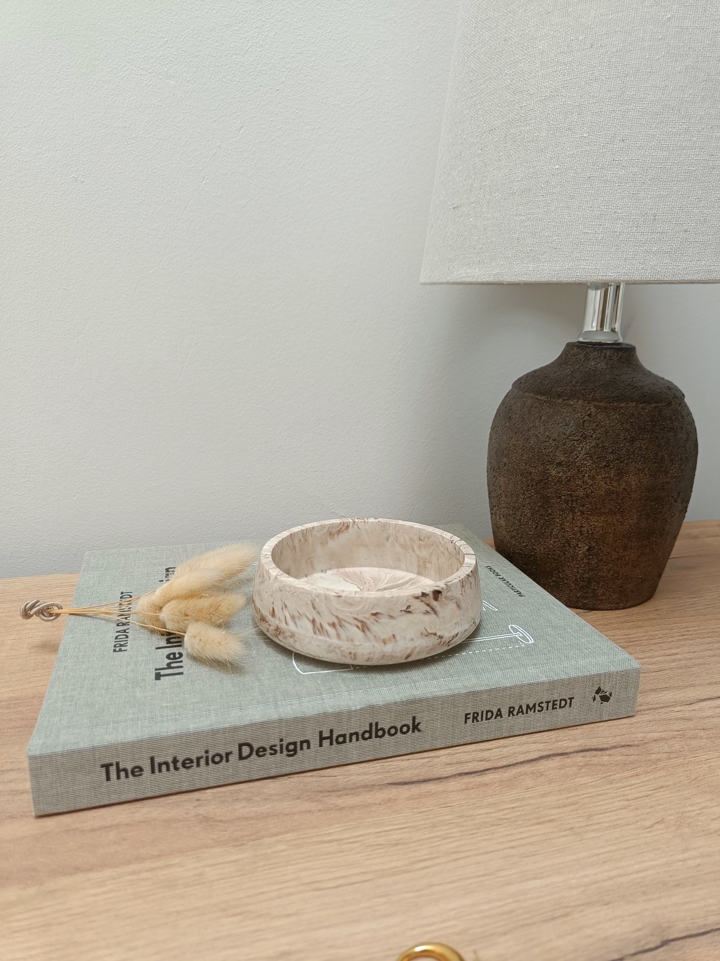 Beige Marble Decorative Bowl Dish
