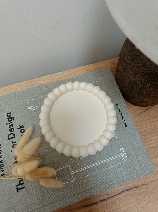 Natural Bubble Circle Coaster Dish
