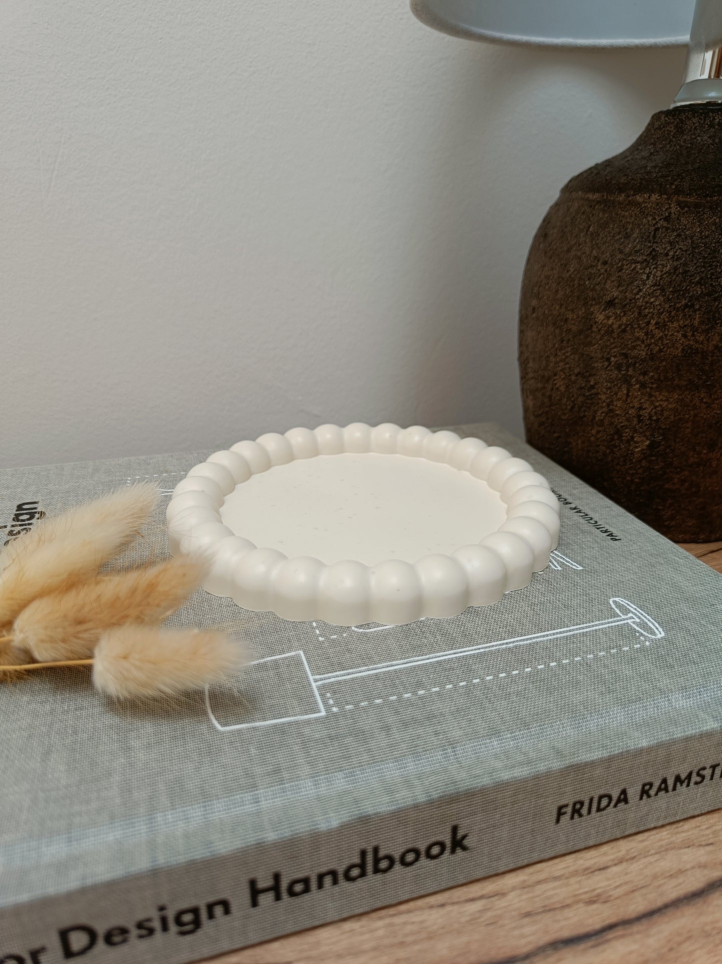 Natural Bubble Circle Coaster Dish