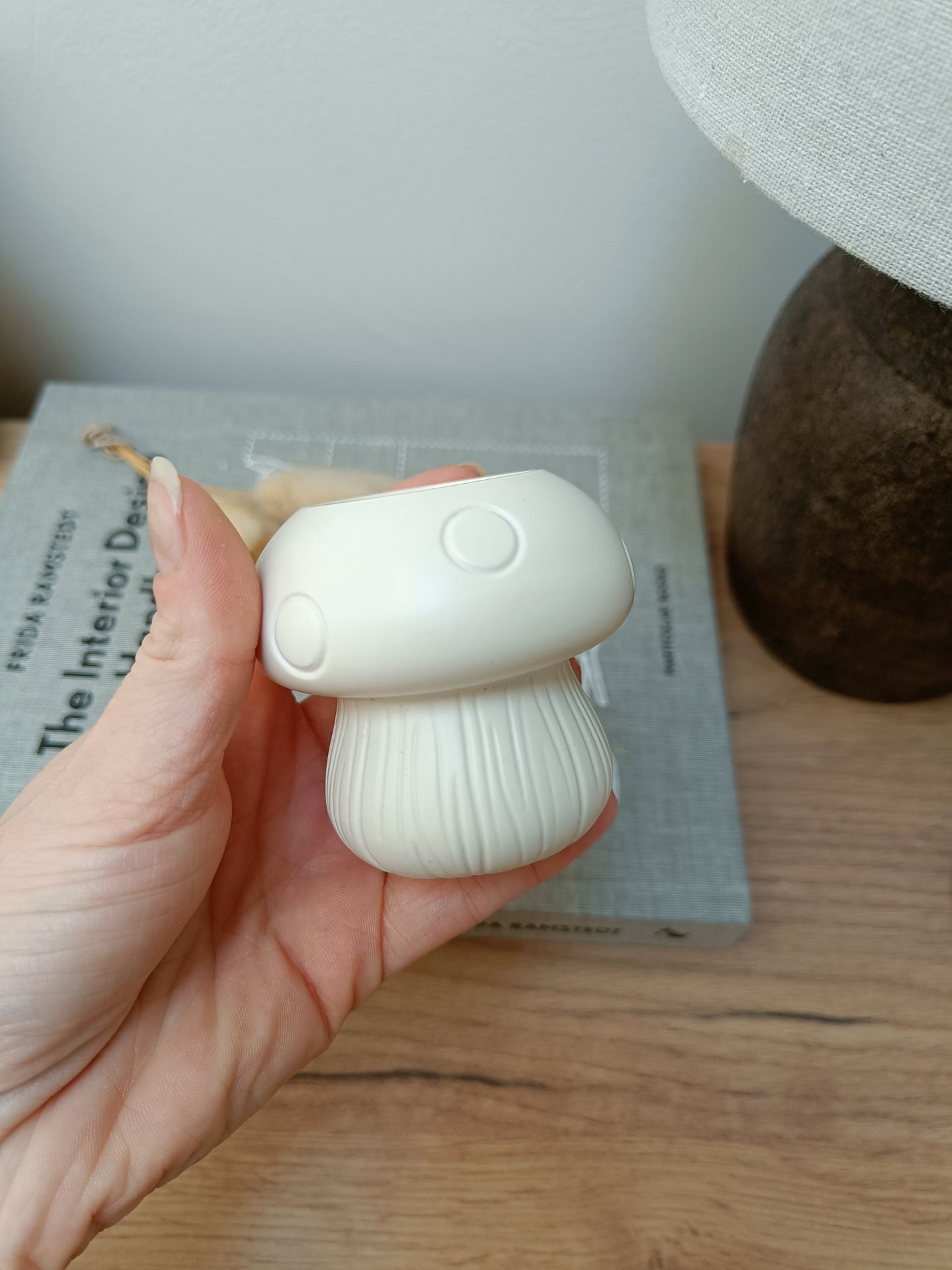 Mushroom Autumn Candlestick Holder Decoration