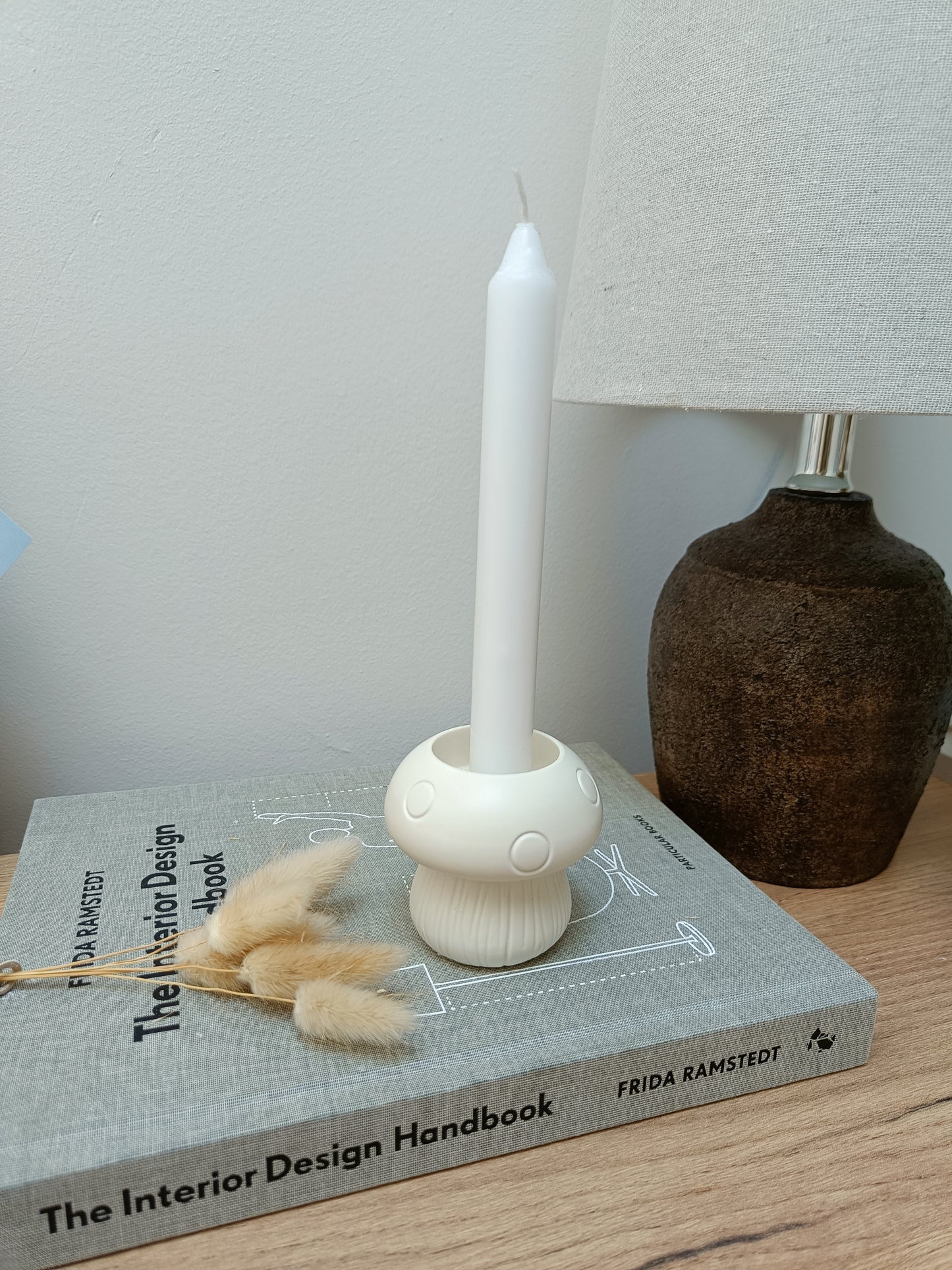 Mushroom Autumn Candlestick Holder Decoration