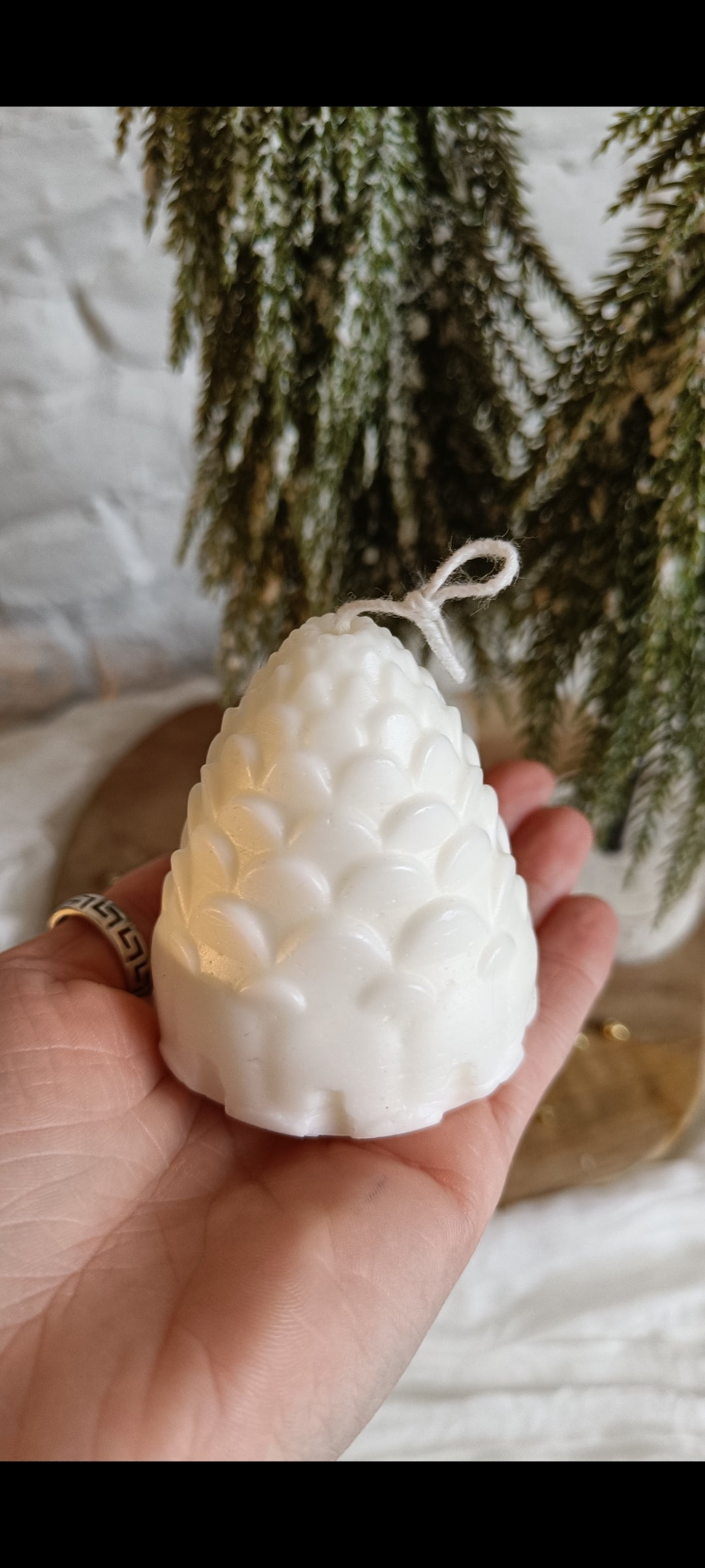 Acorn Decor Candle