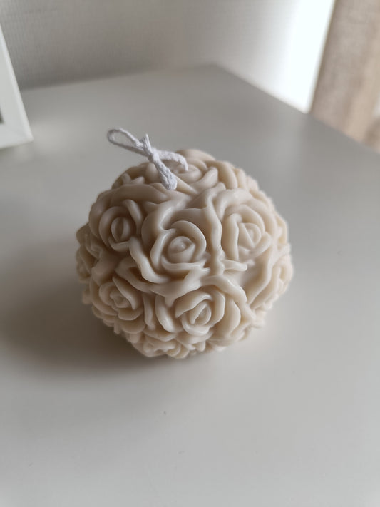 Rose Sphere Candle