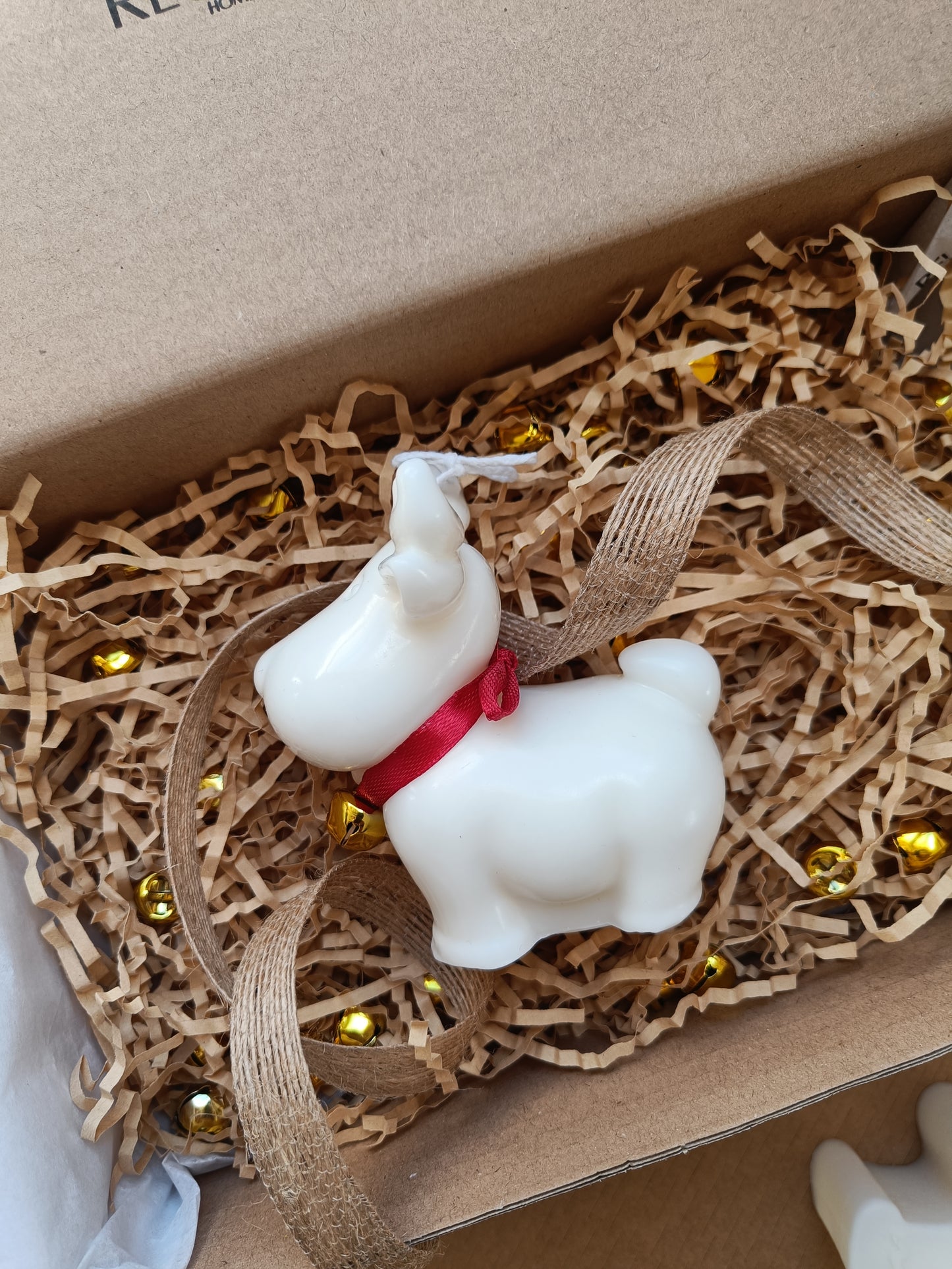 Reindeer Decor Candle