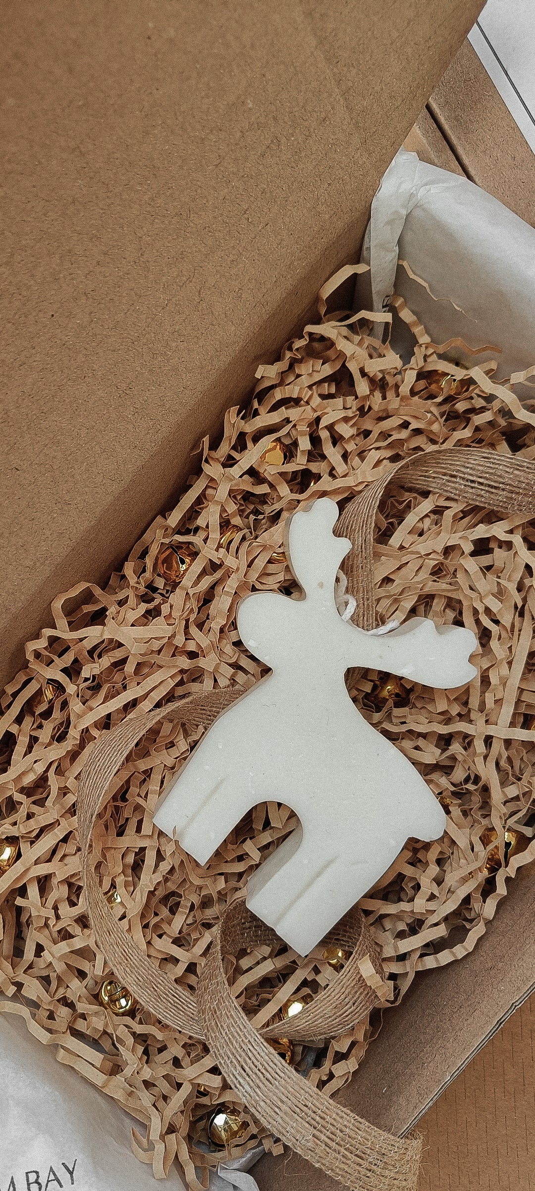 Reindeer Decor Candle