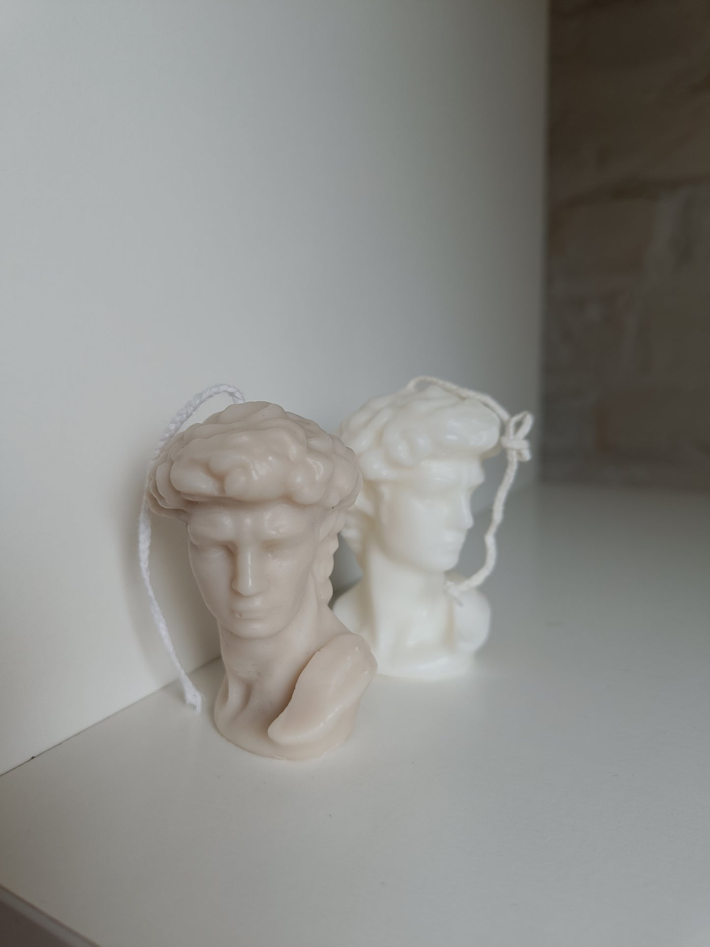 Davids Head Statue Candle